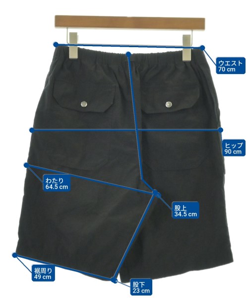 THE NORTH FACE PURPLE LABEL（ザノースフェイスパープルレーベル）ショートパンツ 黒 サイズ:30(M位) メンズ/2200720889017