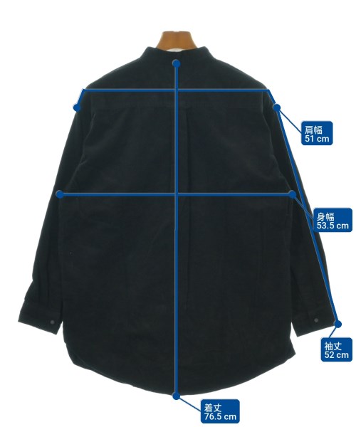 THE NORTH FACE PURPLE LABEL（ザノースフェイスパープルレーベル）カジュアルシャツ 黒 サイズ:WS(S位) メンズ/2200716208334