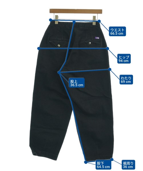 THE NORTH FACE PURPLE LABEL（ザノースフェイスパープルレーベル）デニムパンツ 黒 サイズ:WS レディース/2200721943534
