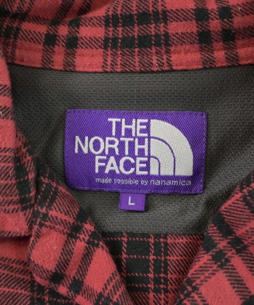 THE NORTH FACE PURPLE LABEL（ザノースフェイスパープルレーベル）カジュアルシャツ 赤 サイズ:L メンズ/2200723544050
