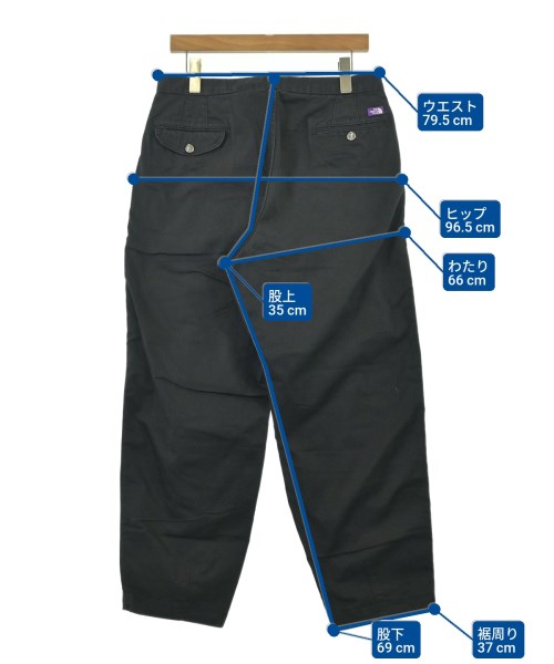 THE NORTH FACE PURPLE LABEL（ザノースフェイスパープルレーベル）チノパン 黒 サイズ:32(L位) メンズ/2200686978312