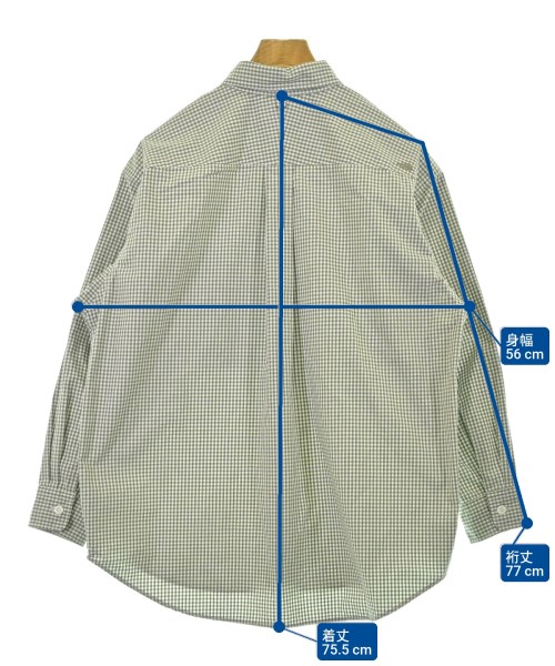 THE NORTH FACE PURPLE LABEL（ザノースフェイスパープルレーベル）カジュアルシャツ 緑 サイズ:WS レディース/2200686694014