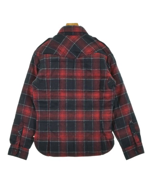 MONCLER GRENOBLE（モンクレールグルノーブル）カジュアルシャツ 赤 サイズ:0(XS位) メンズ/2200606114271