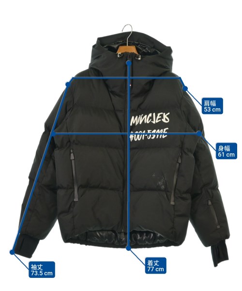 MONCLER GRENOBLE（モンクレールグルノーブル）ダウンジャケット/ダウンベスト 黒 サイズ:2(M位) メンズ/2200616280010