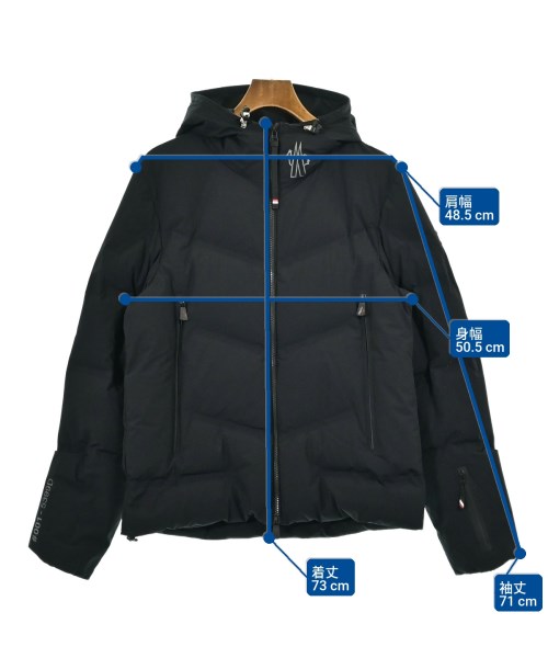 MONCLER GRENOBLE（モンクレールグルノーブル）ダウンジャケット/ダウンベスト 黒 サイズ:2(M位) メンズ/2200666719010
