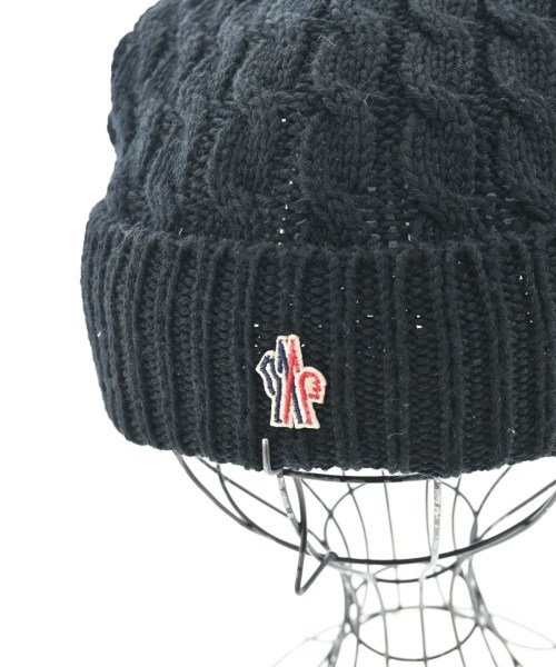 MONCLER GRENOBLE（モンクレールグルノーブル）ニットキャップ・ビーニー 黒 サイズ:UNI レディース/2200657094133
