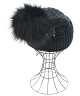 MONCLER GRENOBLE（モンクレールグルノーブル）ニットキャップ・ビーニー 黒 サイズ:UNI レディース/2200657094133