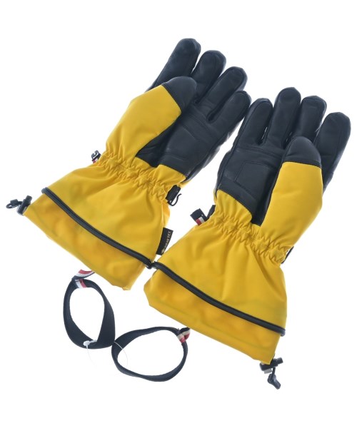 MONCLER GRENOBLE（モンクレールグルノーブル）手袋 黄 サイズ:XS メンズ/2200716151210