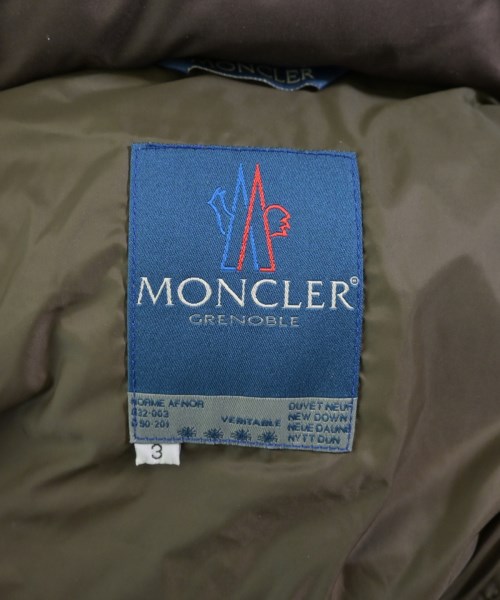 MONCLER GRENOBLE（モンクレールグルノーブル）ダウンジャケット/ダウンベスト 茶 サイズ:3(L位) メンズ/2200714780016