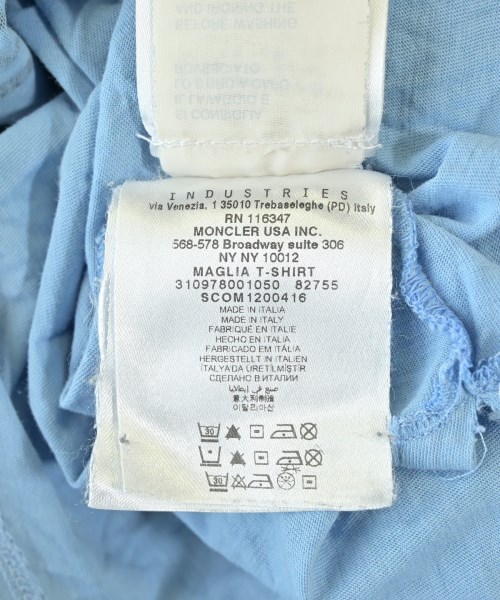 MONCLER GRENOBLE（モンクレールグルノーブル）Tシャツ・カットソー 青 サイズ:M メンズ/2200716861249