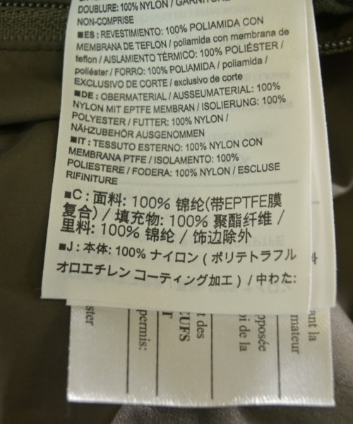 ARC'TERYX VEILANCE（アークテリクス　ヴェイランス）ダウンジャケット/ダウンベスト グレー サイズ:M メンズ/2200618041015