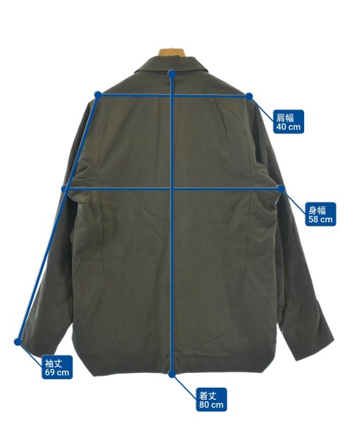 ARC'TERYX VEILANCE（アークテリクス　ヴェイランス）ダウンジャケット/ダウンベスト カーキ サイズ:L メンズ/2200621183016