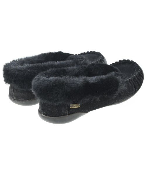 ROXY（ロキシー）モカシン/デッキシューズ 黒 サイズ:25cm レディース/2200629577060