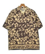 QUIKSILVER（クイックシルバー）カジュアルシャツ 茶 サイズ:L メンズ/2200623690550