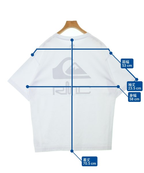 QUIKSILVER（クイックシルバー）Tシャツ・カットソー 白 サイズ:L メンズ/2200693713258