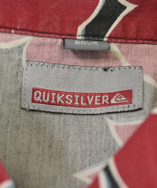 QUIKSILVER（クイックシルバー）カジュアルシャツ 赤 サイズ:-(M位) メンズ/2200715535134