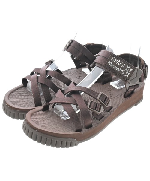 SHAKA(シャカ)サンダル 茶 サイズ:24cm/2200675100090