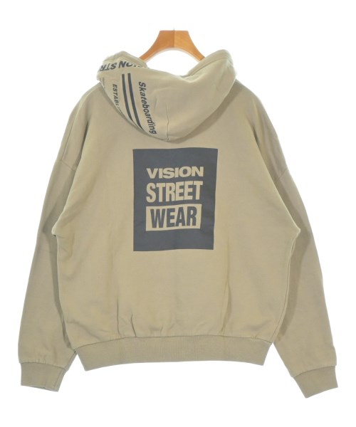 VISION STREET WEAR（ヴィジョンストリートウェア）パーカー カーキ サイズ:M レディース/2200697245014