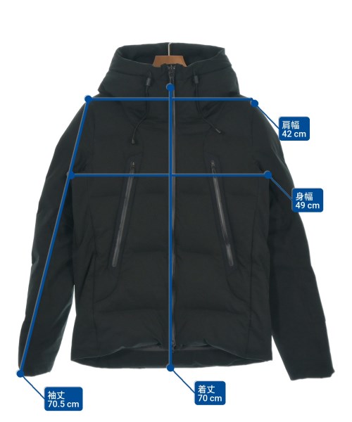 DESCENTE（デサント）ダウンジャケット/ダウンベスト 黒 サイズ:M メンズ/2200639373010