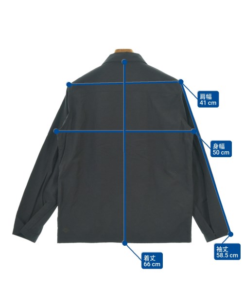 DESCENTE（デサント）カジュアルシャツ 黒 サイズ:S メンズ/2200639353029