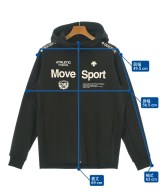 DESCENTE（デサント）パーカー 黒 サイズ:O(XL位) メンズ/2200632280032