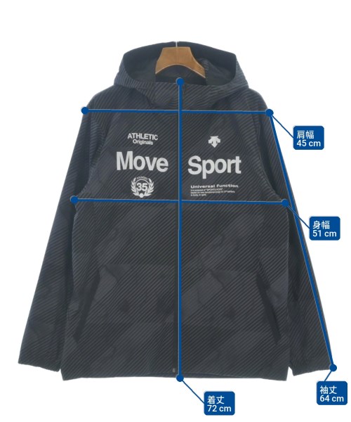 DESCENTE（デサント）パーカー グレー サイズ:O(XL位) メンズ/2200632280568