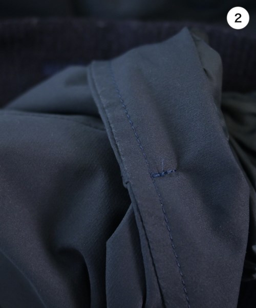 DESCENTE（デサント）ダウンジャケット/ダウンベスト 紺 サイズ:XA(XXXL位) メンズ/2200622473017