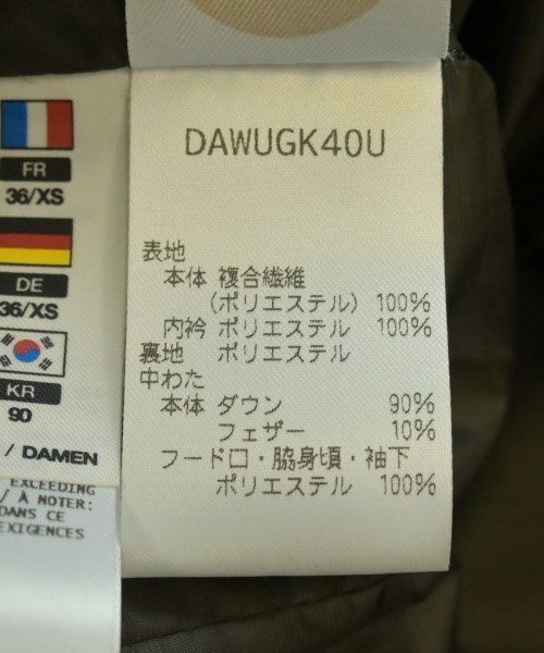 DESCENTE（デサント）ダウンジャケット/ダウンベスト カーキ サイズ:M レディース/2200623105016