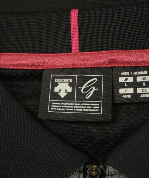 DESCENTE（デサント）ポロシャツ 黒 サイズ:L メンズ/2200613549295