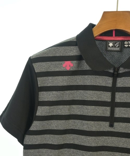 DESCENTE（デサント）ポロシャツ 黒 サイズ:L メンズ/2200613549295