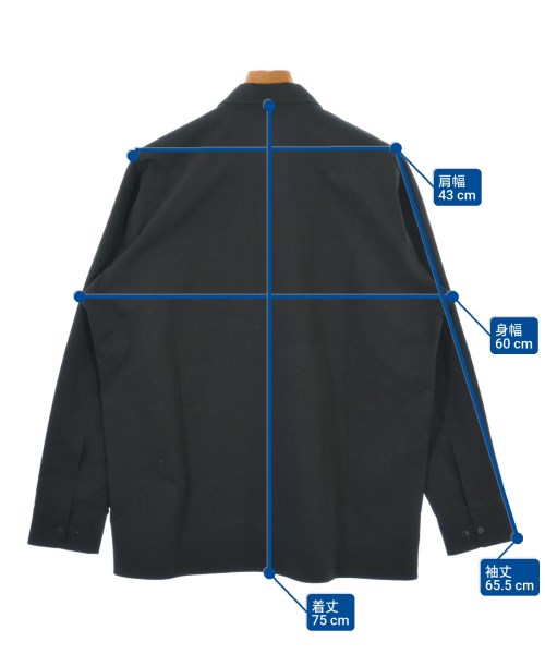 DESCENTE（デサント）カジュアルシャツ 黒 サイズ:L メンズ/2200626570019