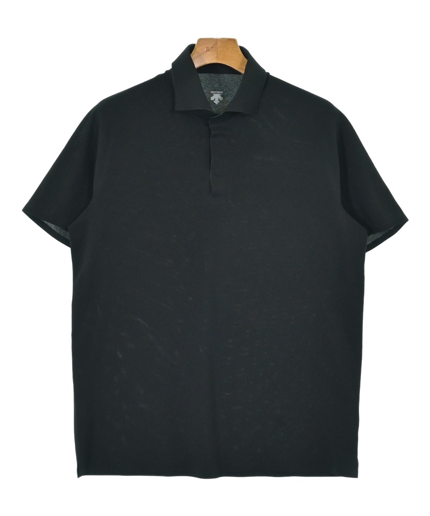 き*き様 DESCENTE WOLFDOGS ポロシャツ ブラック サイズ0 き*き様 DESCENTE WOLFDOGS ポロシャツ ブラック サイズ0 き*き様