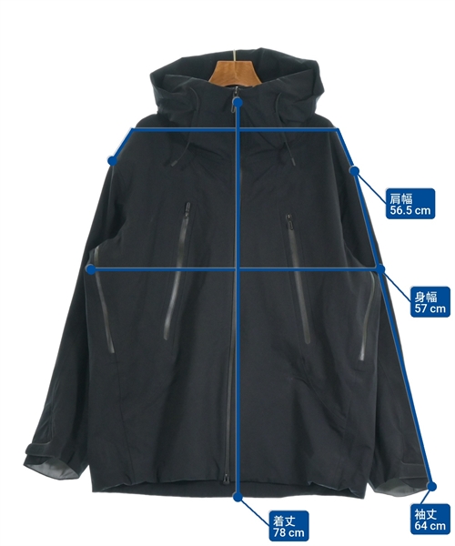 DESCENTE（デサント）マウンテンパーカー 黒 サイズ:XO(XXL位) メンズ/2200627743016