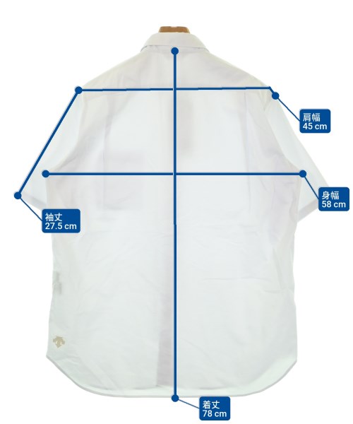 DESCENTE（デサント）カジュアルシャツ 白 サイズ:L メンズ/2200628260055