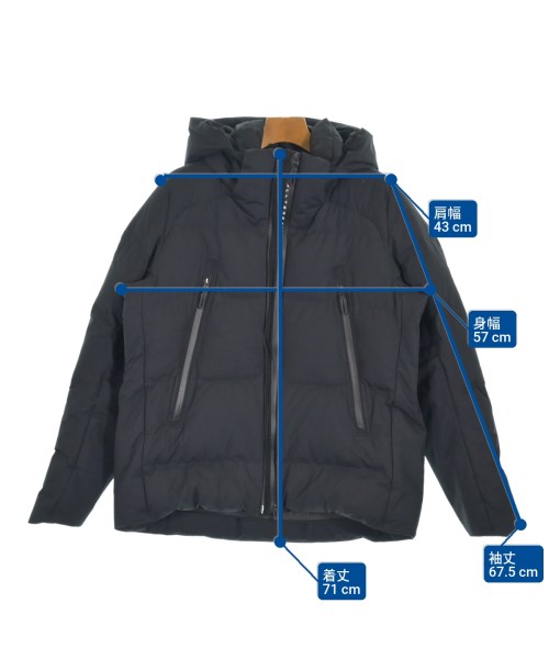 DESCENTE（デサント）ダウンジャケット/ダウンベスト 黒 サイズ:M メンズ/2200630398029