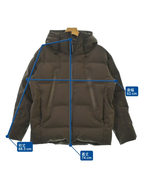 DESCENTE（デサント）ダウンジャケット/ダウンベスト 茶 サイズ:L メンズ/2200617173014