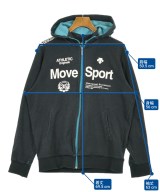 DESCENTE（デサント）パーカー 黒 サイズ:L メンズ/2200620674010