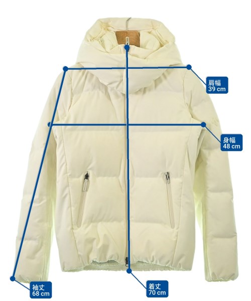 DESCENTE（デサント）ダウンジャケット/ダウンベスト 白 サイズ:S メンズ/2200672469084