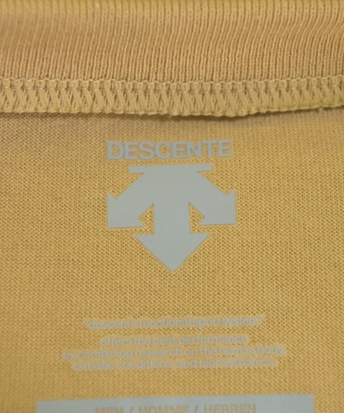 DESCENTE（デサント）Tシャツ・カットソー 黄 サイズ:M メンズ/2200675461016