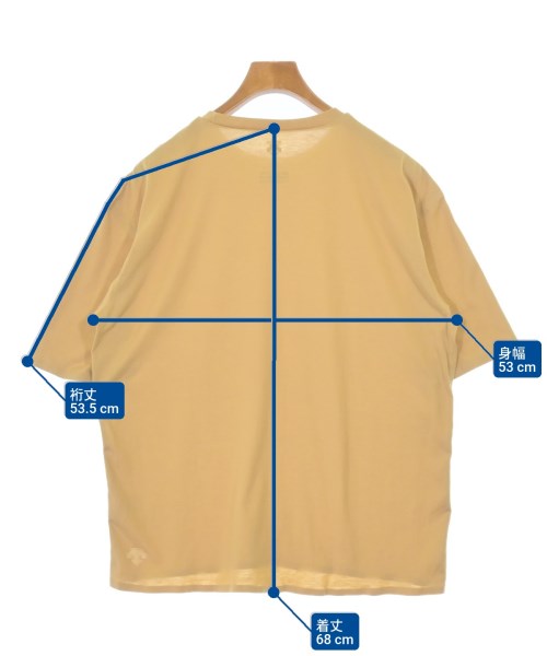 DESCENTE（デサント）Tシャツ・カットソー 黄 サイズ:M メンズ/2200675461016