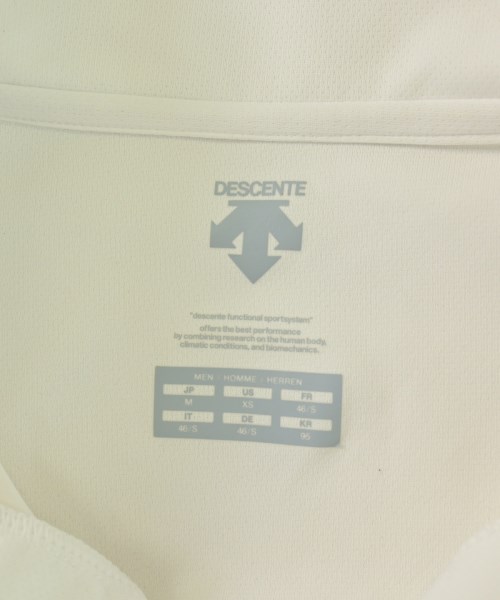 DESCENTE（デサント）Tシャツ・カットソー 白 サイズ:M メンズ/2200686407072