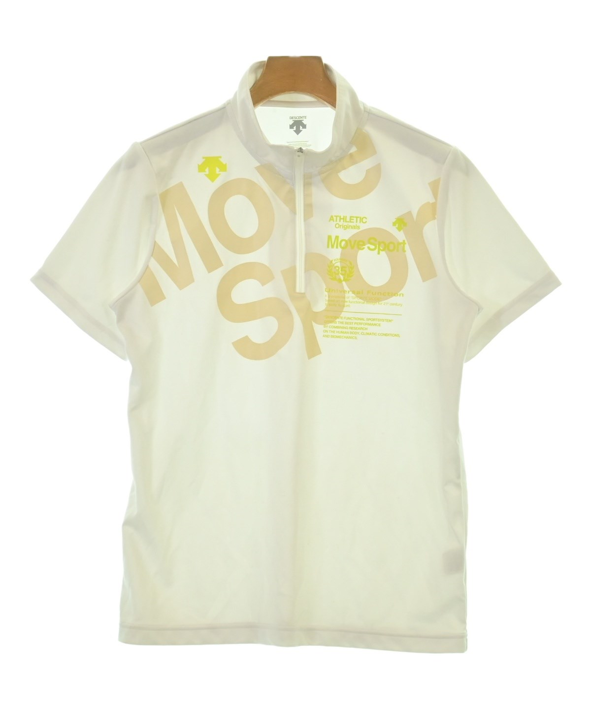 DESCENTE（デサント）Tシャツ・カットソー 白 サイズ:M メンズ