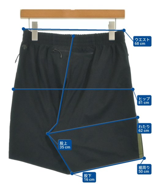 DESCENTE（デサント）ショートパンツ 黒 サイズ:M メンズ/2200695658175