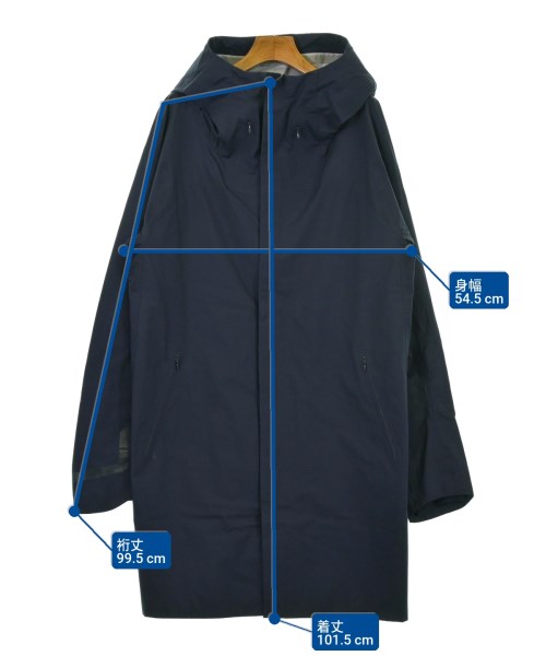 DESCENTE（デサント）コート 紺 サイズ:0(XL位) メンズ/2200653547039