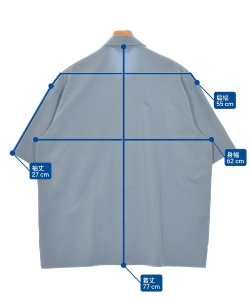 DESCENTE（デサント）カジュアルシャツ 青 サイズ:XO(XXL位) メンズ/2200658297038