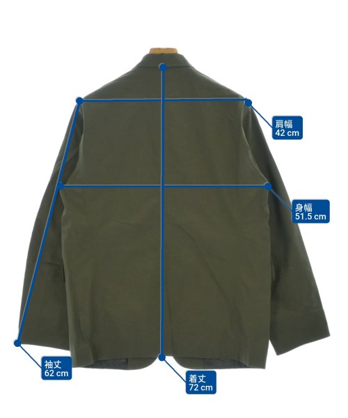 DESCENTE（デサント）カジュアルジャケット カーキ サイズ:L メンズ/2200658687068