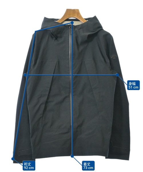 DESCENTE（デサント）マウンテンパーカー 黒 サイズ:O(XL位) メンズ/2200645359060