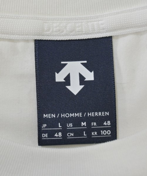 DESCENTE（デサント）Tシャツ・カットソー 白 サイズ:L メンズ/2200646136349