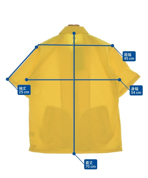 DESCENTE（デサント）カジュアルシャツ 黄 サイズ:M メンズ/2200649880157