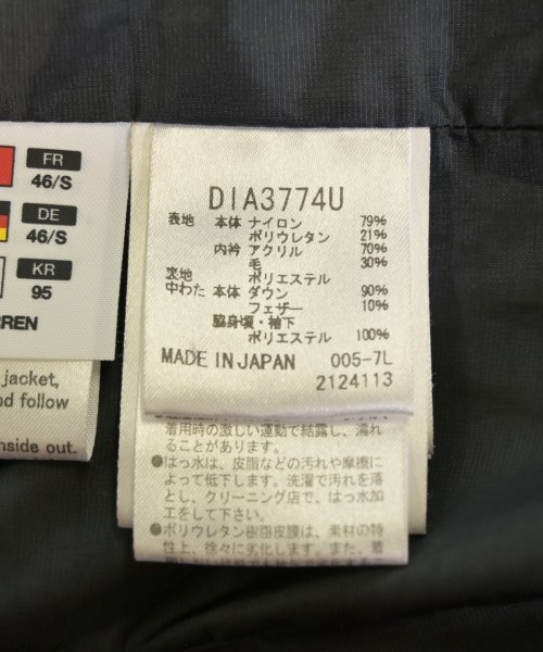 DESCENTE（デサント）ダウンジャケット/ダウンベスト 黒 サイズ:M メンズ/2200649339013